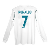 Real Madrid RONALDO #7 Home Jersey Retro 2017/18 - Long Sleeve