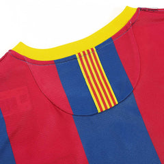 Maillot de football rétro domicile Messi #10 de Barcelone 2010/11