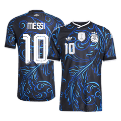 MESSI #10 Player Version Argentina Away Soccer Jersey World Cup 2026 Black