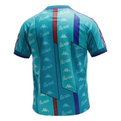 Retro 96/97 Barcelona Away Soccer Jersey Blue