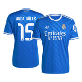 ARDA GÜLER #15 Real Madrid Third Away Soccer Jersey 2025/26 Blue