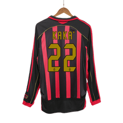 Maillot rétro domicile AC Milan KAKA' #22 2006/07 - Manches longues