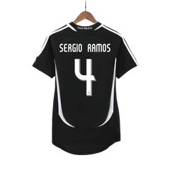 Real Madrid SERGIO RAMOS #4 Auswärts-Fußballtrikot Retro 2006/07