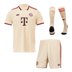 Bayern München Auswärts-Fußballtrikot 2024/25 (Trikot + Shorts + Socken) – UCL
