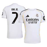 Real Madrid VINI JR. #7 Home Soccer Jersey 2025/26