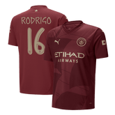 Manchester City RODRIGO #16 Drittes Auswärts-Fußballtrikot 2024/25 – UCL Edition