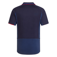 Men Retro Fan Version 02/03 Barcelona Third Soccer Jersey Short Sleeve Navy