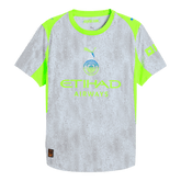 Authentic Manchester City Third Away Soccer Jersey 25/26 Gray