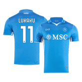 Maillot de football domicile Napoli LUKAKU #11 authentique 2024/25