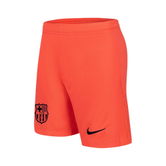 Barcelona Third Away Soccer Jersey Kit(Jersey+Shorts) 2025/26 Orange