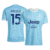 KALULU #15 Juventus Away Soccer Jersey 2025/26 Blue