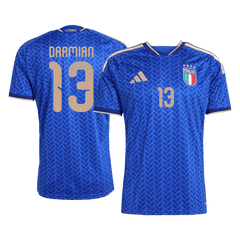 DARMIAN #13 Italy Home Soccer Jersey World Cup 2026 Blue