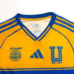 Tigres UANL Home Soccer Jersey 25/26 Yellow