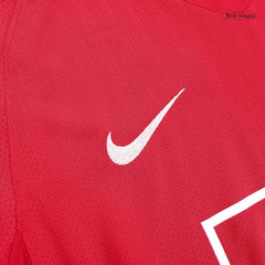 Manchester United SCHOLES #18 Home Soccer Jersey Retro 2007/08 - Long Sleeve