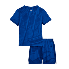 Kid's Chelsea Home Soccer Jersey Kit(Jersey+Shorts) 2025/26 Blue