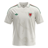 Wales Away Soccer Jersey World Cup 2026 White