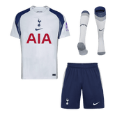 Tottenham Hotspur Home Soccer Jersey Kit(Jersey+Shorts+Socks) 2025/26 White