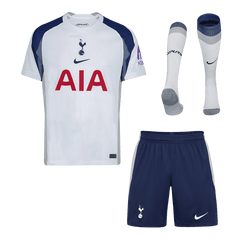Tottenham Hotspur Home Soccer Jersey Kit(Jersey+Shorts+Socks) 2025/26 White