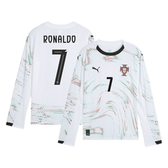 Maillot de football extérieur Portugal Ronaldo #7 2025