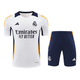 Real Madrid Pre-Match Training Soccer Jersey Kit 2024/25 (Jersey+Shorts)