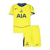 Kid's Tottenham Hotspur Third Soccer Jersey Kit(Jersey+Shorts) 25/26 Yellow