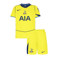 Kid's Tottenham Hotspur Third Soccer Jersey Kit(Jersey+Shorts) 25/26 Yellow