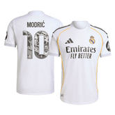 MODRIĆ Special #10 Authentic Real Madrid Home Soccer Jersey 2025/26 White
