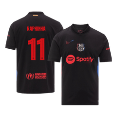 Barcelona RAPHINHA #11 Away Jersey 2024/25 - UCL Edition