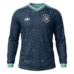 Germany Away Long Sleeve Soccer Jersey World Cup 2026 Navy