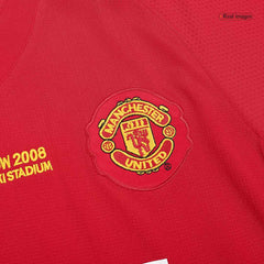 Maillot rétro domicile Manchester United Ronaldo #7 2007/08 - Finale UCL