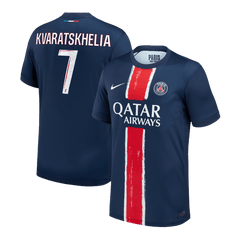 PSG KVARATSKHELIA #7 Home Soccer Jersey 2024/25