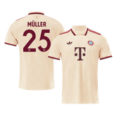 Bayern München MÜLLER #25 Drittes Auswärtstrikot 2024/25 - UCL Edition