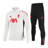 Liverpool Zipper Sweatshirt Kit(Top+Pants) 25/26 White