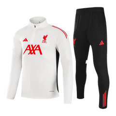 Liverpool Zipper Sweatshirt Kit(Top+Pants) 25/26 White
