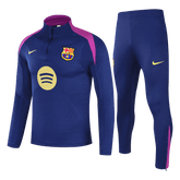 Barcelona Zipper Sweatshirt Kit(Top+Pants) 25/26 Navy