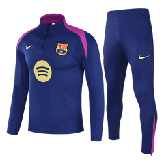 Barcelona Zipper Sweatshirt Kit(Top+Pants) 25/26 Navy