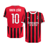 AC Milan RAFA LEÃO #10 Home Jersey Authentic 2024/25 - UCL Edition