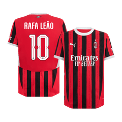 Maillot domicile authentique AC Milan RAFA LEÃO #10 2024/25 - Édition UCL