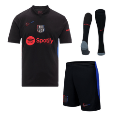 Barcelona Away Soccer Jersey Kit 2024/25 (Jersey+Shorts+Socks)