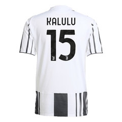 KALULU #15 Authentic Juventus Home Soccer Jersey 2025/26 Black&White