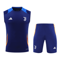 Juventus Pre-Match Trainings-Fußballtrikot-Set 2024/25 (Trikot + Shorts)