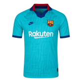 Retro Fan Version 2019/20 Barcelona Third Soccer Jersey Teal