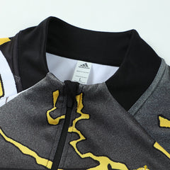 Real Madrid x MARVEL Zipper Sweatshirt Kit(Top+Pants) 25/26 Black