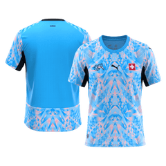 Switzerland Away Soccer Jersey World Cup 2026 Blue