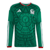Mexico Home Long Sleeve Soccer Jersey World Cup 2026 Green