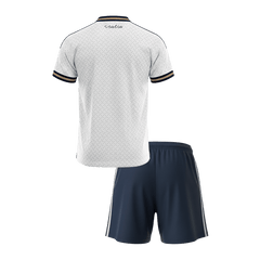 Kid's Italy Away Soccer Jersey Kit(Jersey+Shorts) World Cup 2026 White