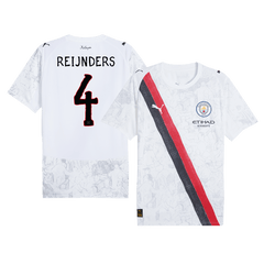 REIJNDERS #4 Manchester City KidSuper Soccer Jersey 2025/26 White - Club World Cup