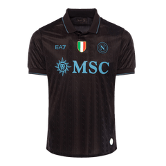 Authentic Napoli Third Away Soccer Jersey 25/26 Black