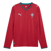 Portugal Home Long Sleeve Soccer Jersey World Cup 2026 Red