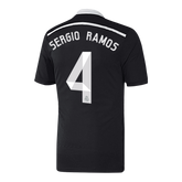Real Madrid SERGIO RAMOS #4 Third Away Soccer Jersey Retro 2014/15